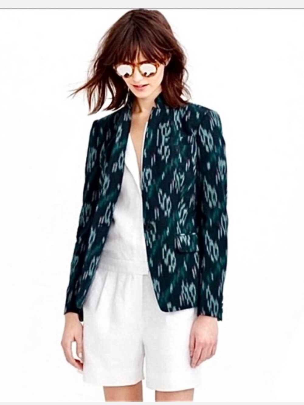 J.CREW Ikat print blazer Sz 10